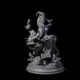 Relaxing Satyr Druid Miniature for Dungeons and Dragons, Pathfinder or other TTRPGs