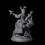 Relaxing Satyr Druid Miniature for Dungeons and Dragons, Pathfinder or other TTRPGs