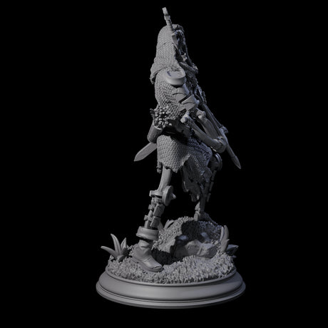 Relentless Skeleton Warrior A Miniature for Dungeons and Dragons, Pathfinder or other TTRPGs