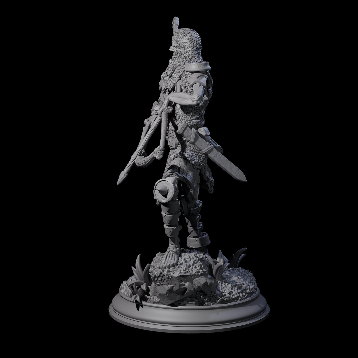 Relentless Skeleton Warrior A Miniature for Dungeons and Dragons, Pathfinder or other TTRPGs