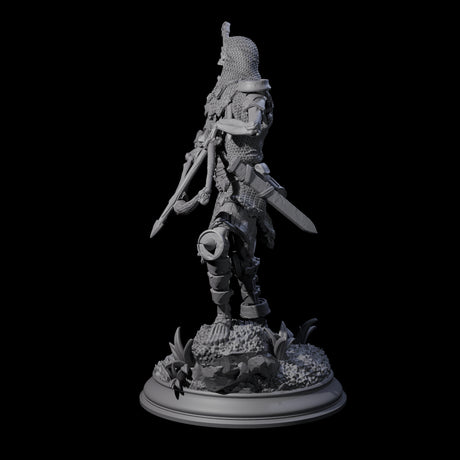 Relentless Skeleton Warrior A Miniature for Dungeons and Dragons, Pathfinder or other TTRPGs