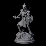 Relentless Skeleton Warrior B Miniature for Dungeons and Dragons, Pathfinder or other TTRPGs
