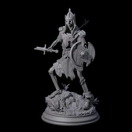 Relentless Skeleton Warrior B Miniature for Dungeons and Dragons, Pathfinder or other TTRPGs