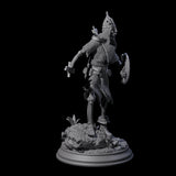 Relentless Skeleton Warrior B Miniature for Dungeons and Dragons, Pathfinder or other TTRPGs