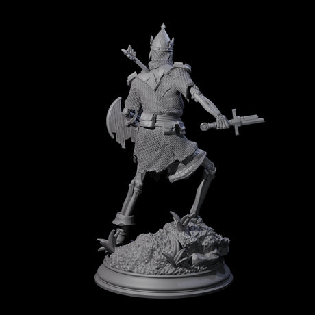 Relentless Skeleton Warrior B Miniature for Dungeons and Dragons, Pathfinder or other TTRPGs