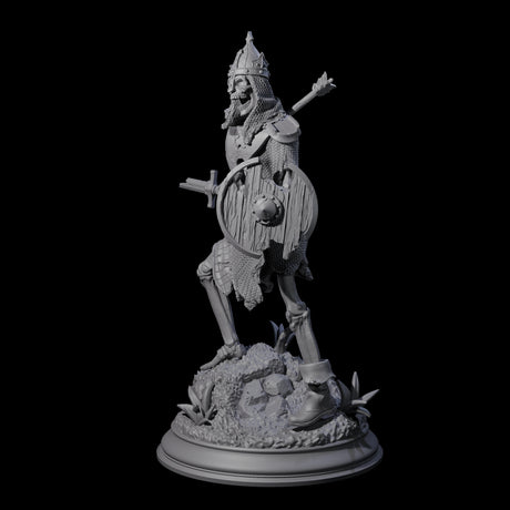 Relentless Skeleton Warrior B Miniature for Dungeons and Dragons, Pathfinder or other TTRPGs