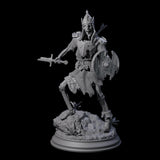 Relentless Skeleton Warrior B Miniature for Dungeons and Dragons, Pathfinder or other TTRPGs