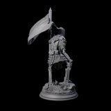 Relentless Skeleton Warrior C Miniature for Dungeons and Dragons, Pathfinder or other TTRPGs