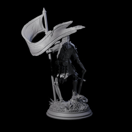 Relentless Skeleton Warrior C Miniature for Dungeons and Dragons, Pathfinder or other TTRPGs