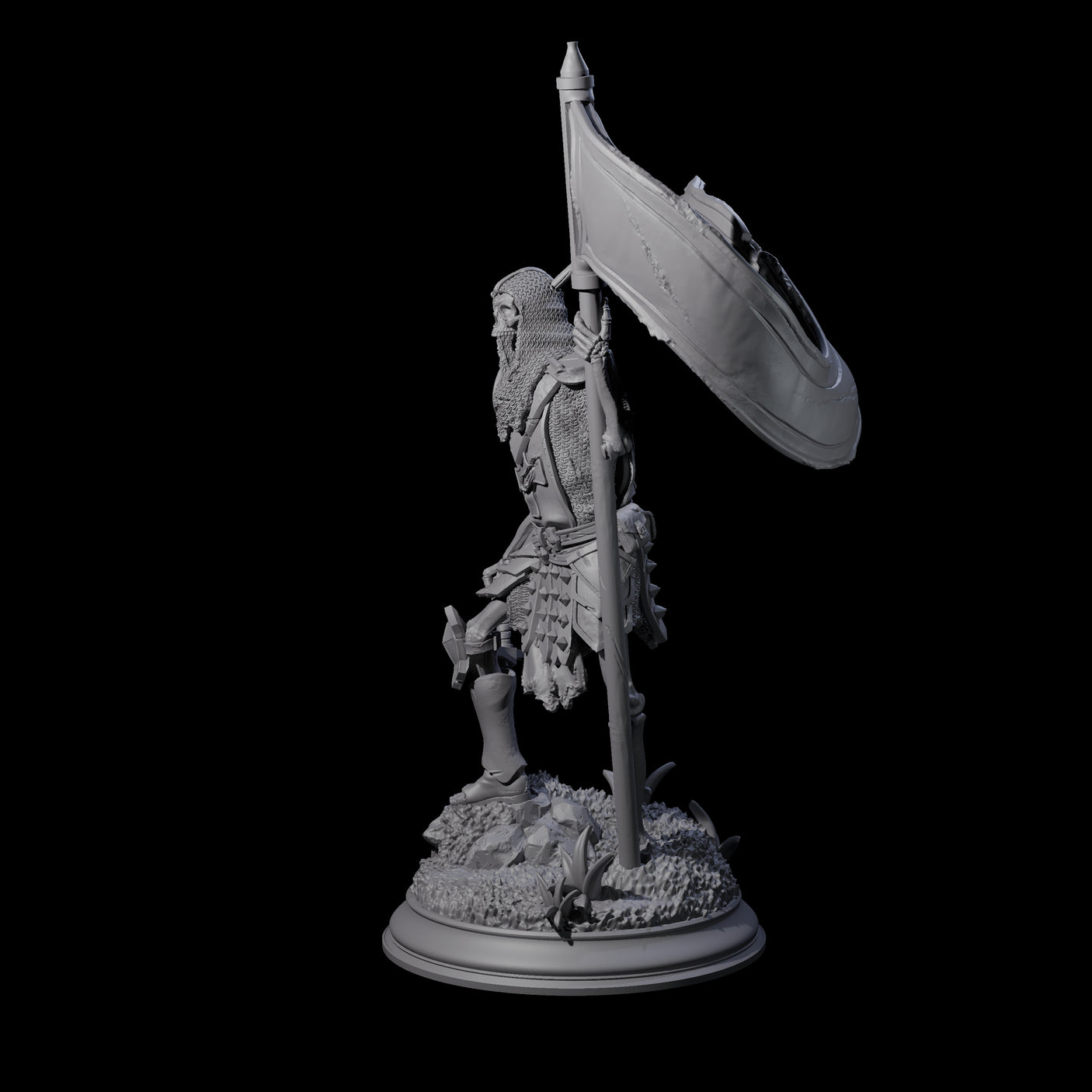 Relentless Skeleton Warrior C Miniature for Dungeons and Dragons, Pathfinder or other TTRPGs
