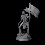 Relentless Skeleton Warrior C Miniature for Dungeons and Dragons, Pathfinder or other TTRPGs