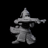 Reloading Human Crossbowman B Miniature for Dungeons and Dragons, Pathfinder or other TTRPGs