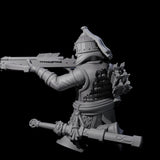 Reloading Human Crossbowman B Miniature for Dungeons and Dragons, Pathfinder or other TTRPGs