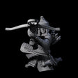 Reloading Human Crossbowman C Miniature for Dungeons and Dragons, Pathfinder or other TTRPGs
