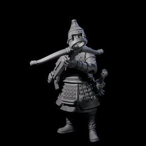 Reloading Human Crossbowman I Miniature for Dungeons and Dragons, Pathfinder or other TTRPGs