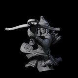 Reloading Human Crossbowmen Miniature for Dungeons and Dragons, Pathfinder or other TTRPGs