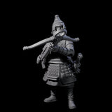 Reloading Human Crossbowmen Miniature for Dungeons and Dragons, Pathfinder or other TTRPGs