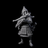 Reloading Human Crossbowmen Miniature for Dungeons and Dragons, Pathfinder or other TTRPGs