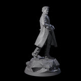 Reloading Human Frontiersman Miniature for Dungeons and Dragons, Pathfinder or other TTRPGs
