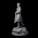 Reloading Human Frontiersman Miniature for Dungeons and Dragons, Pathfinder or other TTRPGs