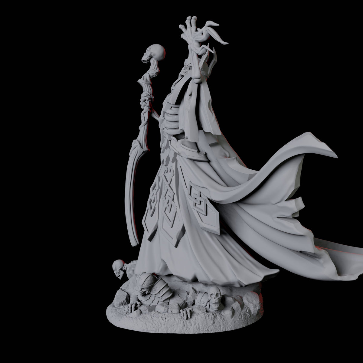 Renegade Lich Miniature for Dungeons and Dragons, Pathfinder or other TTRPGs
