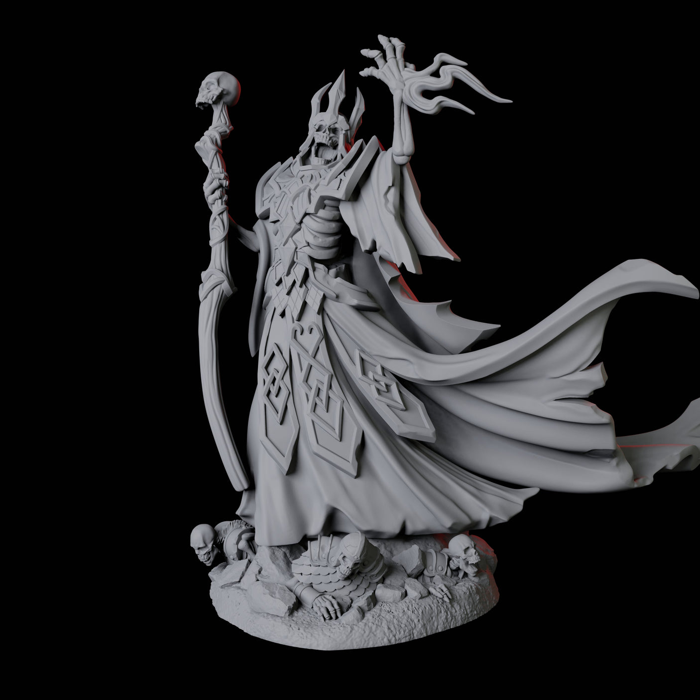 Renegade Lich Miniature for Dungeons and Dragons, Pathfinder or other TTRPGs