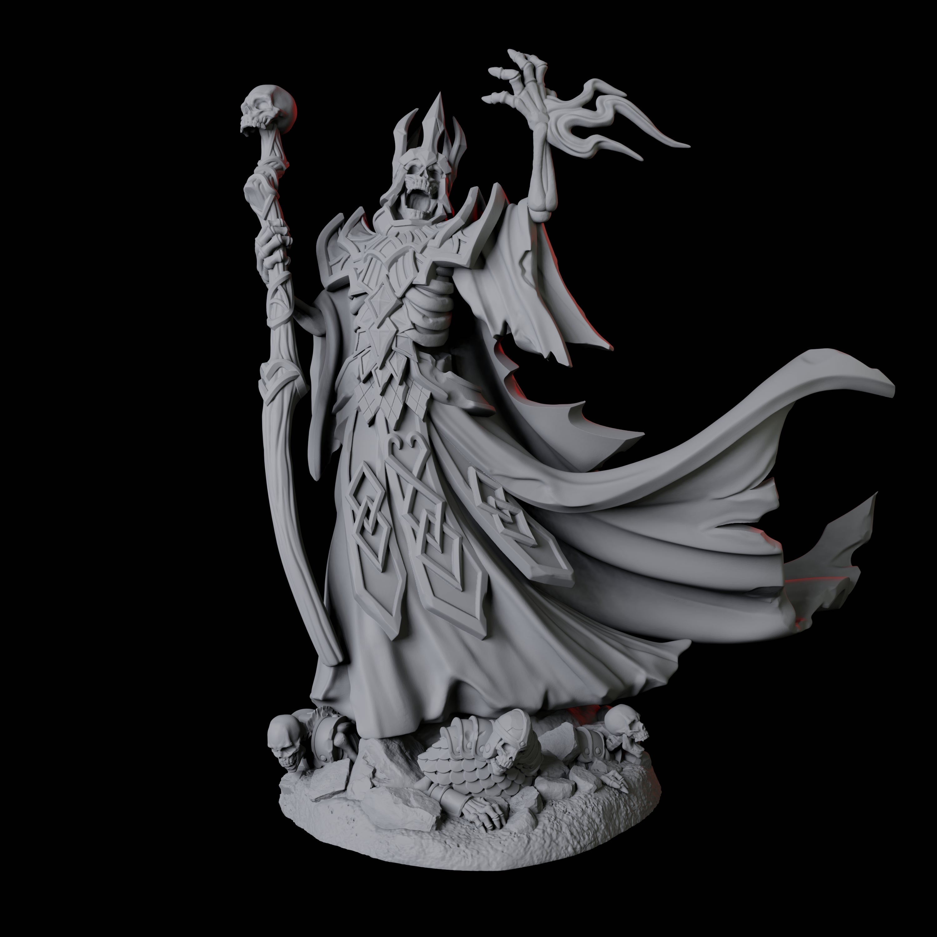 Renegade Lich Miniature for Dungeons and Dragons, Pathfinder or other TTRPGs