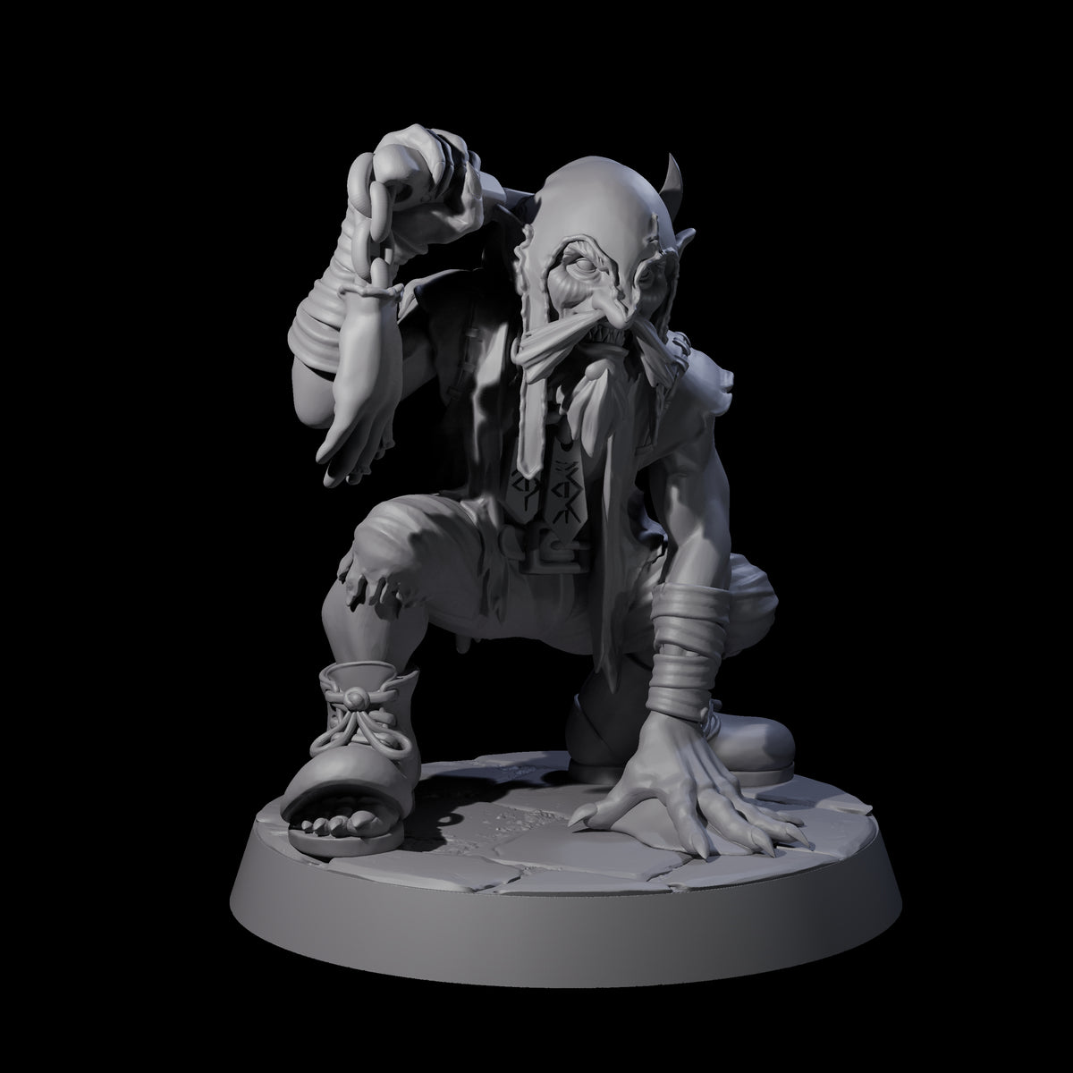 Repugnant Red Cap B Miniature for Dungeons and Dragons, Pathfinder or other TTRPGs