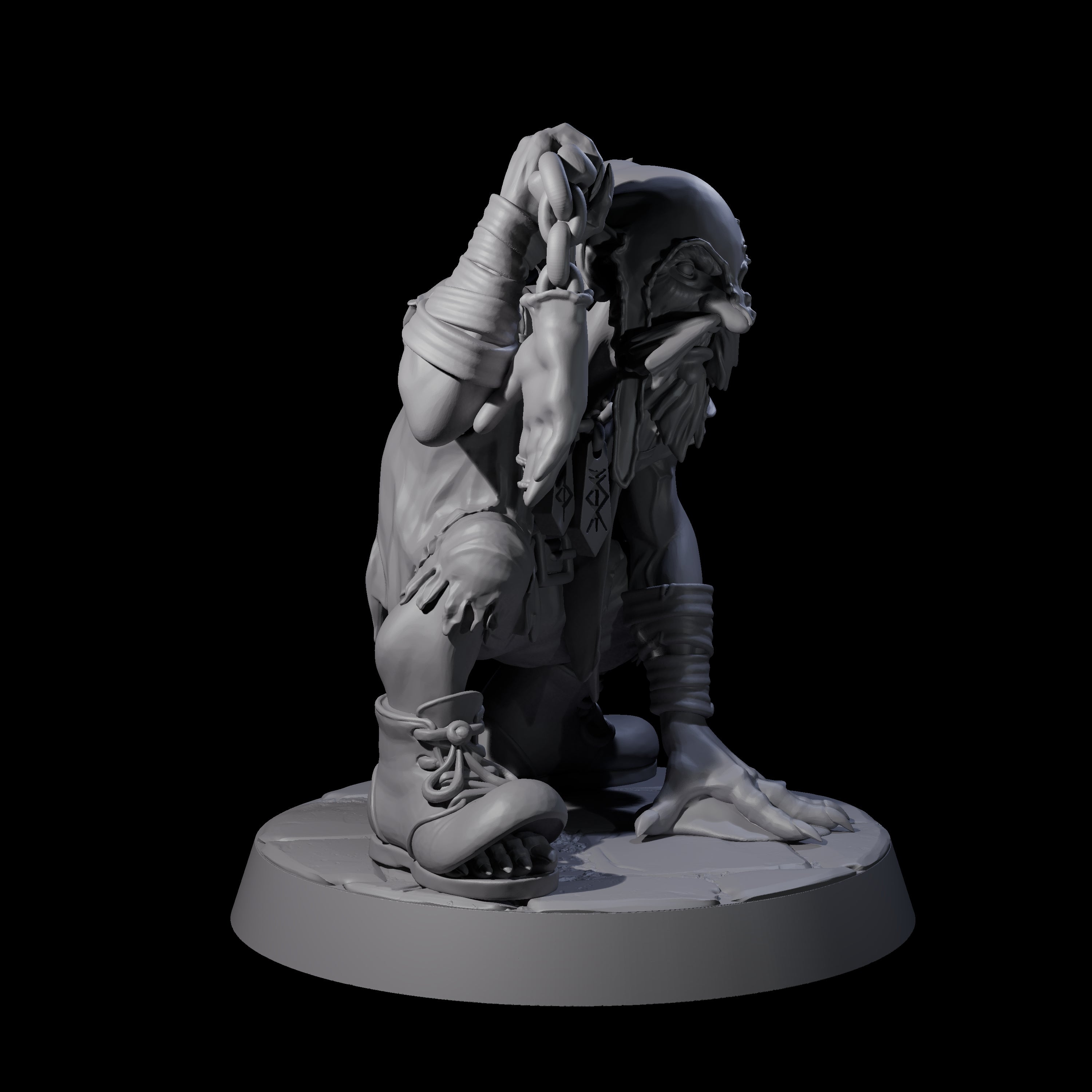 Repugnant Red Cap B Miniature for Dungeons and Dragons, Pathfinder or other TTRPGs