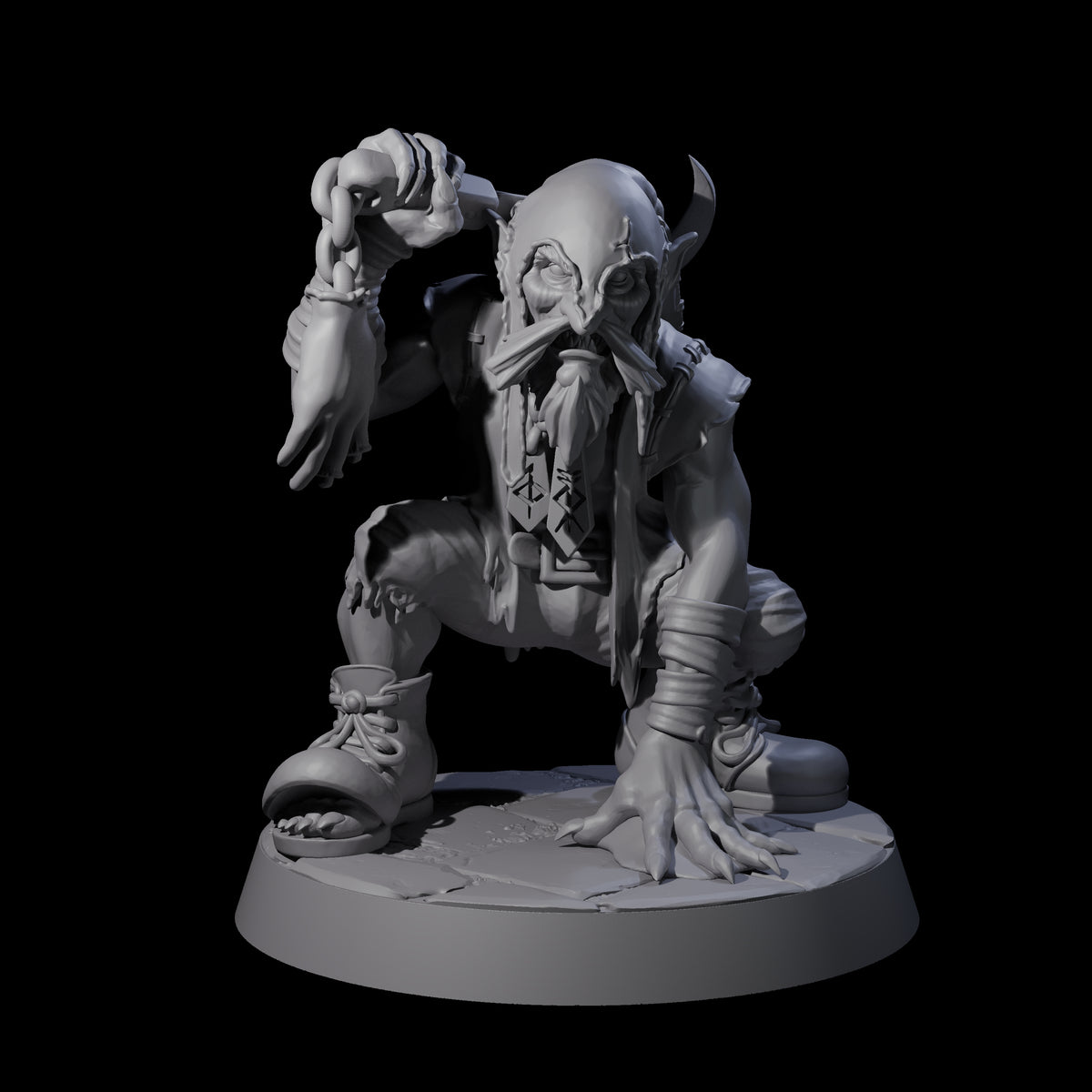 Repugnant Red Cap B Miniature for Dungeons and Dragons, Pathfinder or other TTRPGs