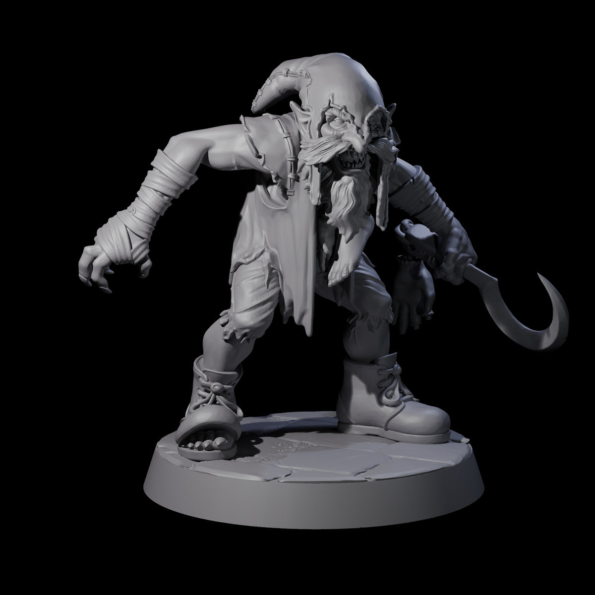 Repugnant Red Cap E Miniature for Dungeons and Dragons, Pathfinder or other TTRPGs