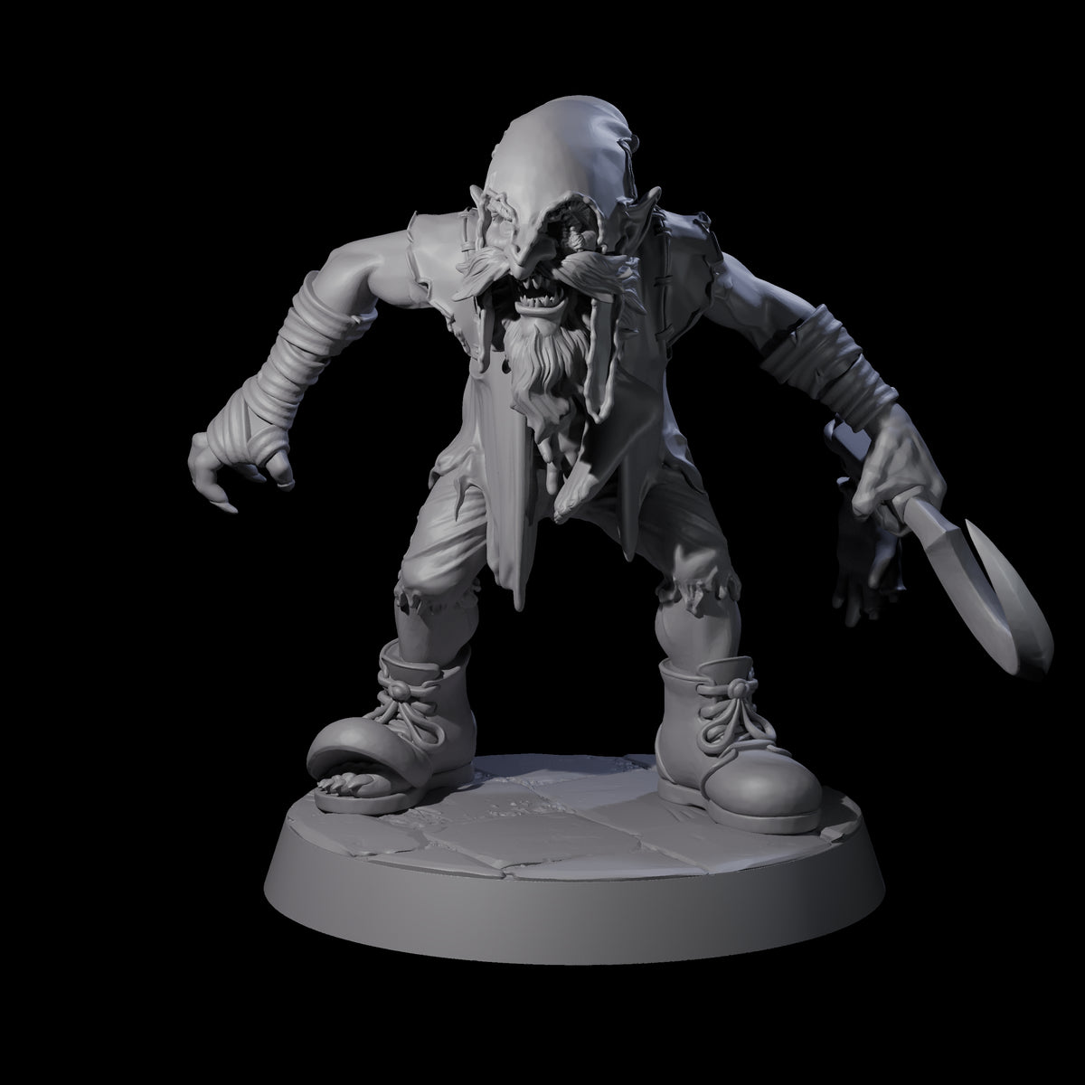 Repugnant Red Cap E Miniature for Dungeons and Dragons, Pathfinder or other TTRPGs