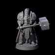 Resolute Court Paladin Miniature for Dungeons and Dragons, Pathfinder or other TTRPGs
