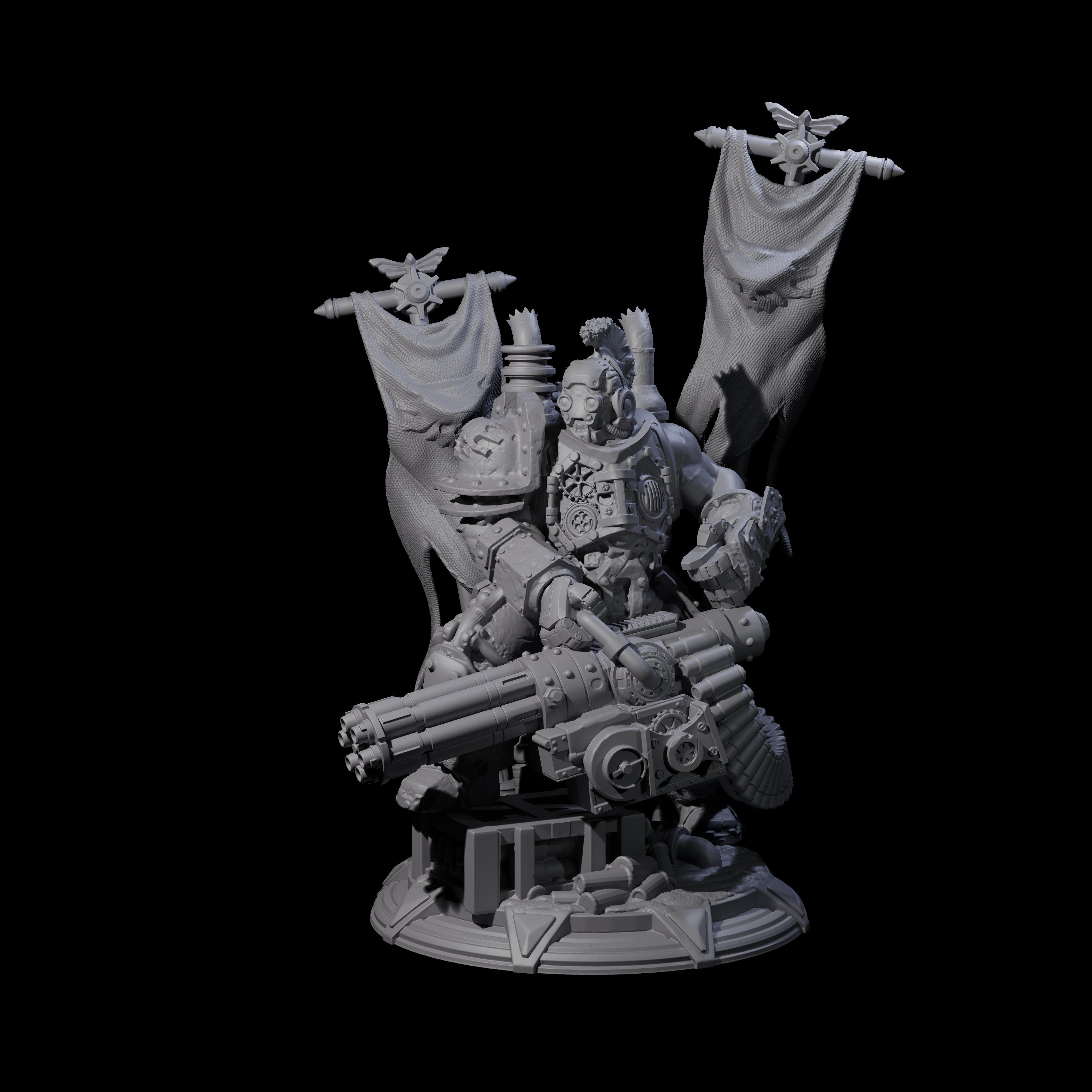 Resolute Space Knight Miniature for Dungeons and Dragons, Pathfinder or other TTRPGs