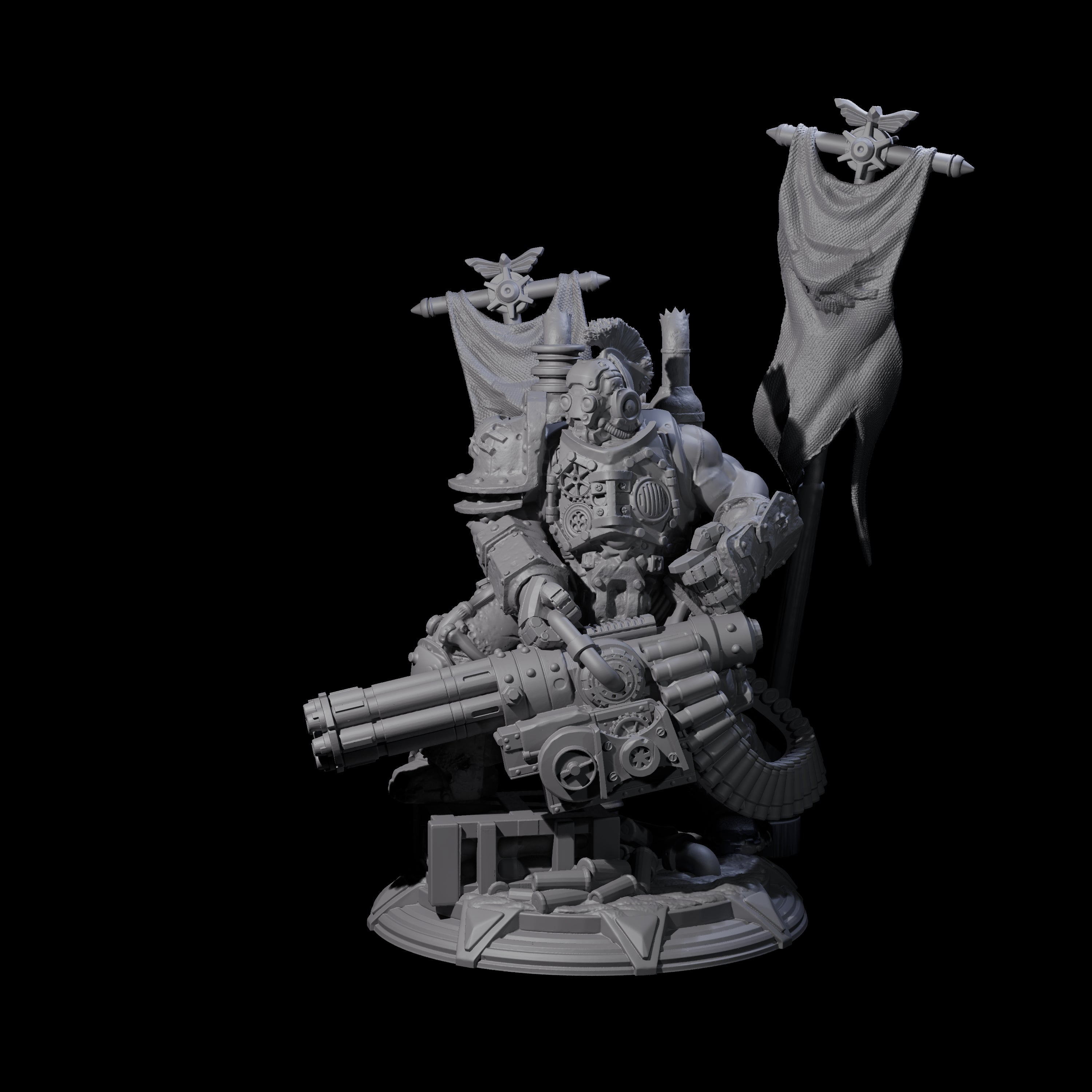 Resolute Space Knight Miniature for Dungeons and Dragons, Pathfinder or other TTRPGs