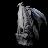 Resting Adult Dragon Miniature for Dungeons and Dragons, Pathfinder or other TTRPGs