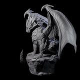 Resting Adult Dragon Miniature for Dungeons and Dragons, Pathfinder or other TTRPGs