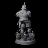 Resting Black Iron Inquisitor Miniature for Dungeons and Dragons, Pathfinder or other TTRPGs