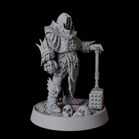 Resting Half Orc Fighter Miniature for Dungeons and Dragons, Pathfinder or other TTRPGs