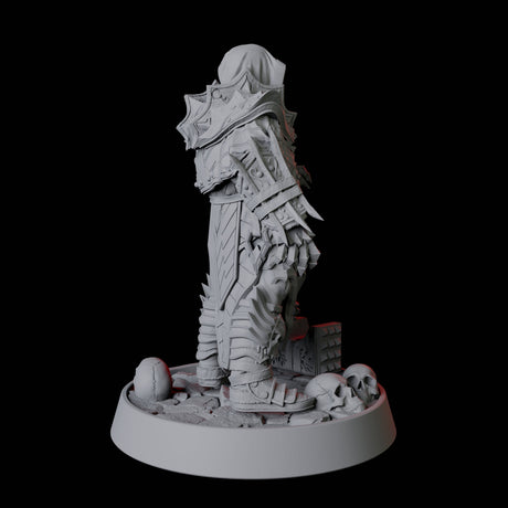Resting Half Orc Fighter Miniature for Dungeons and Dragons, Pathfinder or other TTRPGs