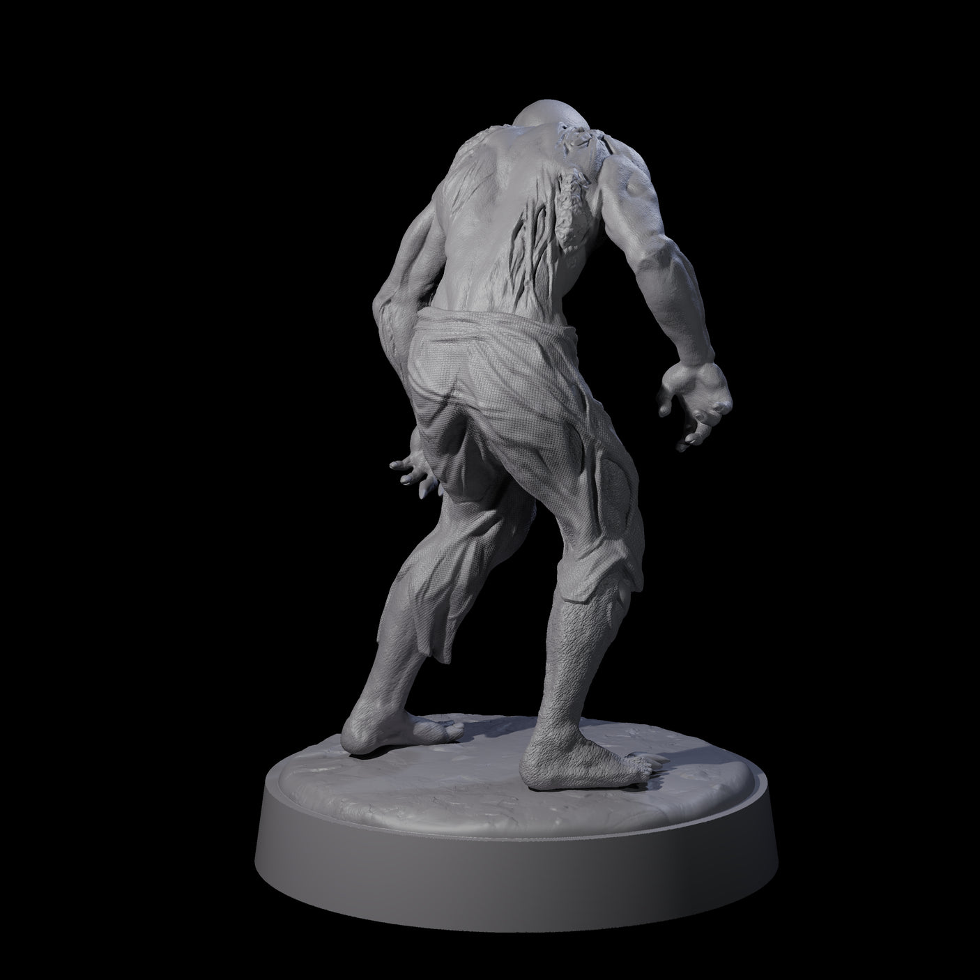 Restless Zombie A Miniature for Dungeons and Dragons, Pathfinder or other TTRPGs