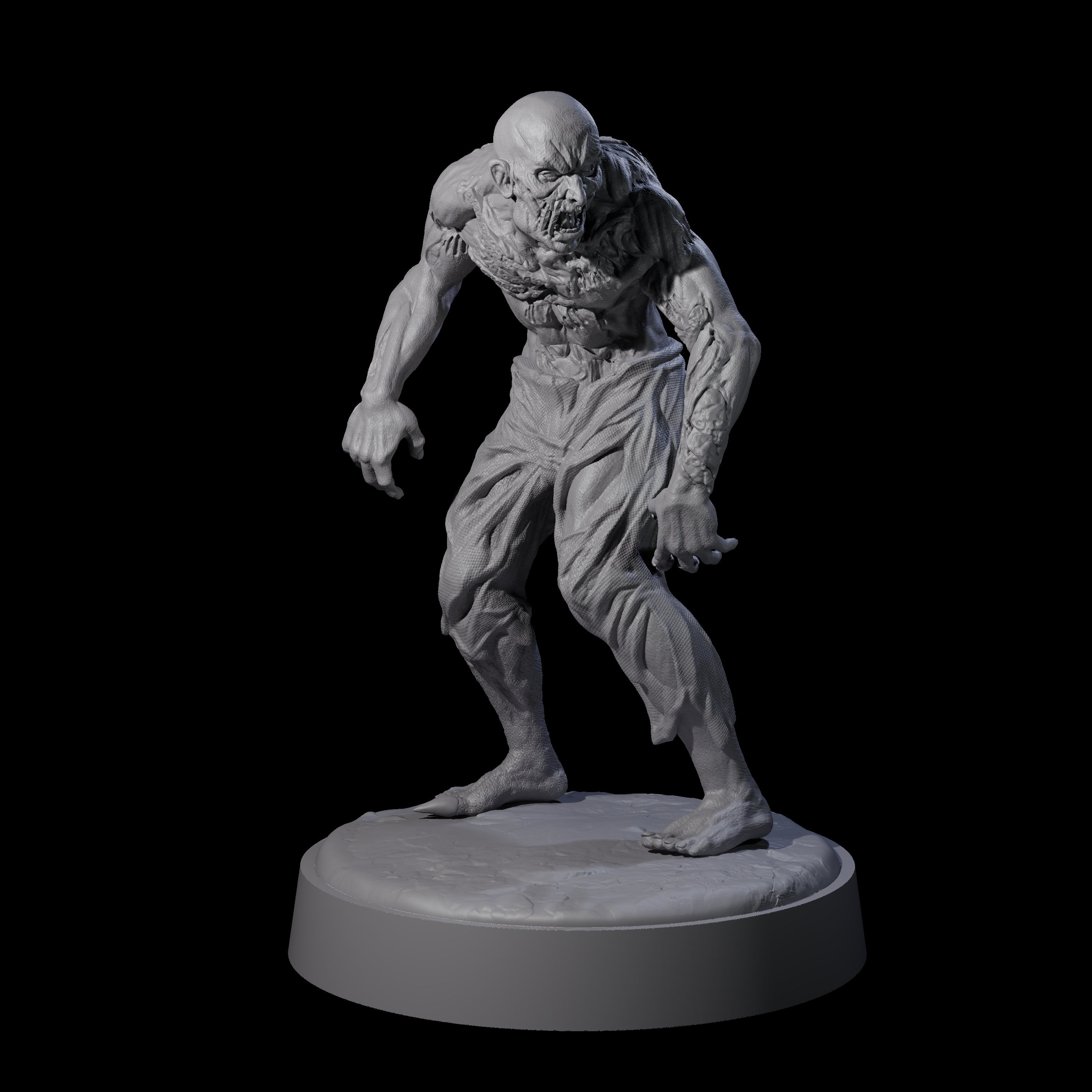 Restless Zombie A Miniature for Dungeons and Dragons, Pathfinder or other TTRPGs