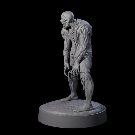 Restless Zombie B Miniature for Dungeons and Dragons, Pathfinder or other TTRPGs