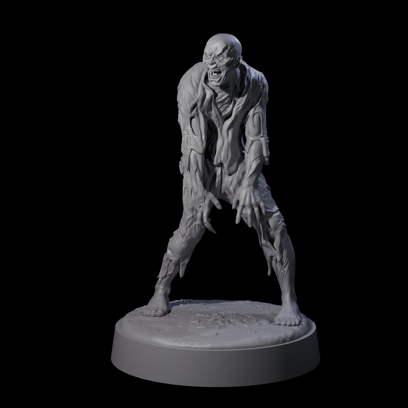 Restless Zombie B Miniature for Dungeons and Dragons, Pathfinder or other TTRPGs
