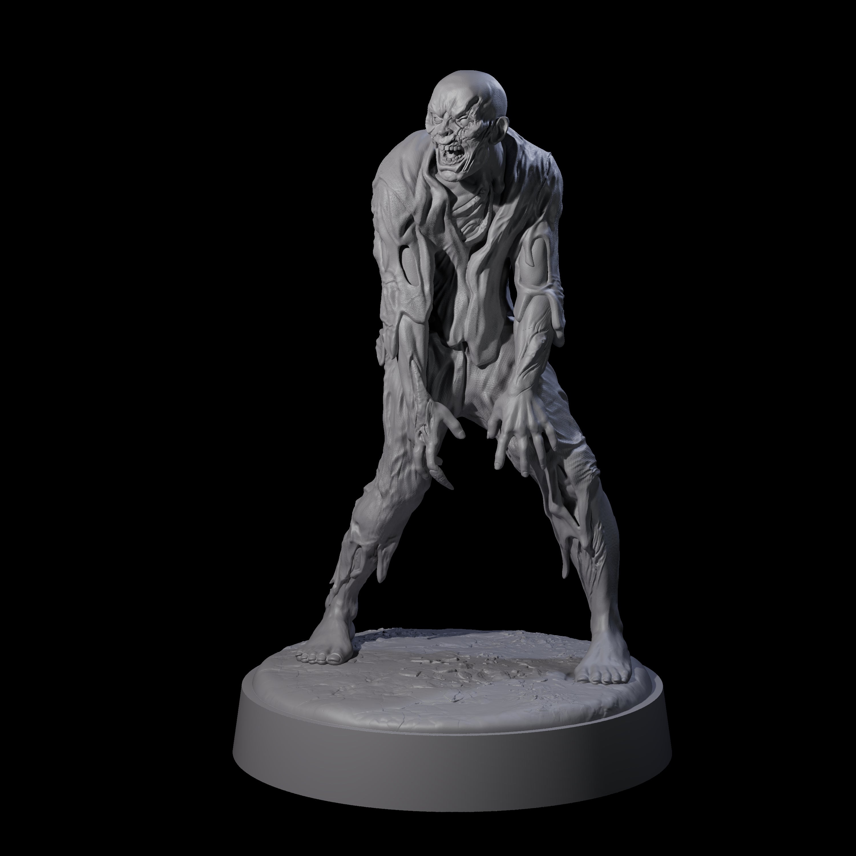 Restless Zombie B Miniature for Dungeons and Dragons, Pathfinder or other TTRPGs