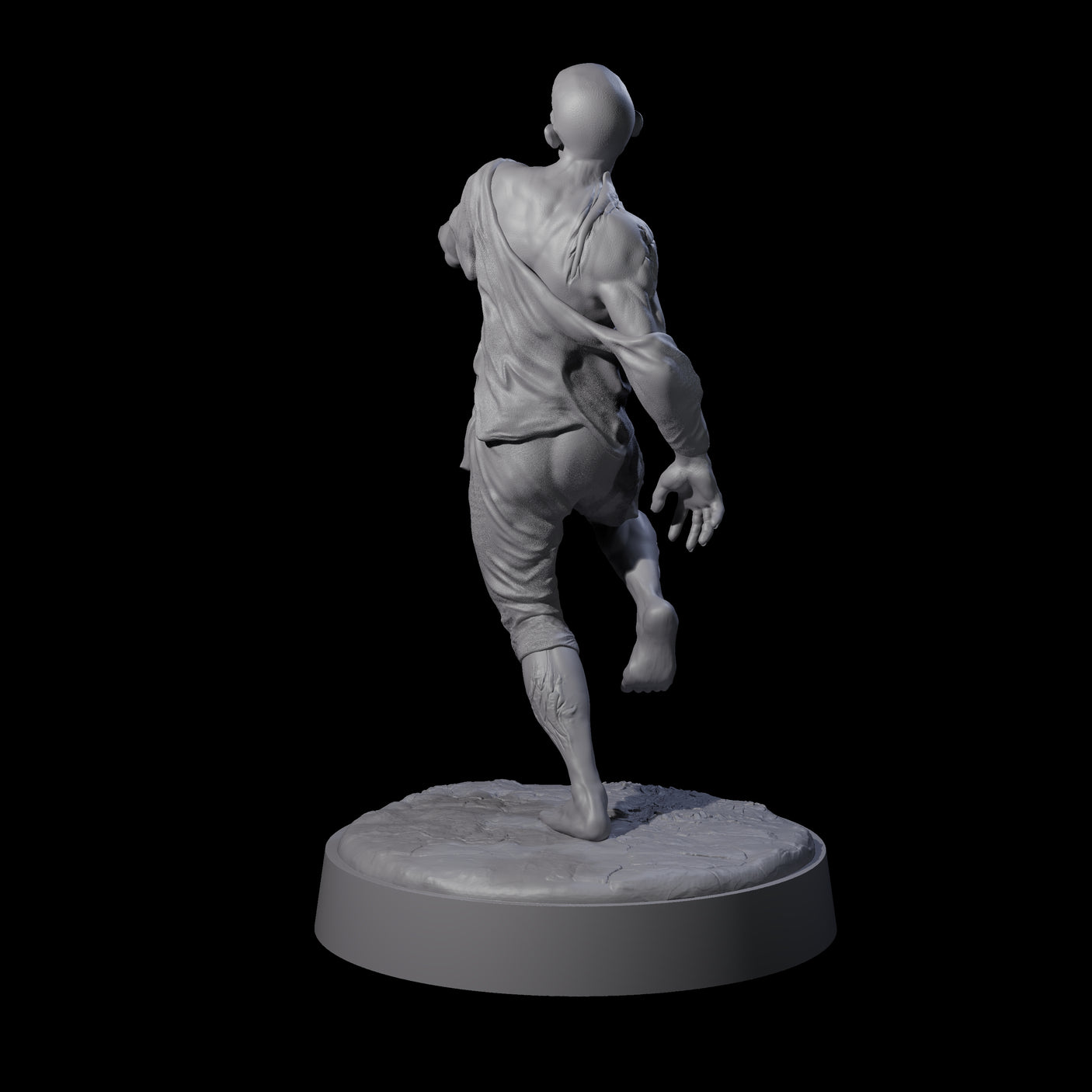 Restless Zombie C Miniature for Dungeons and Dragons, Pathfinder or other TTRPGs