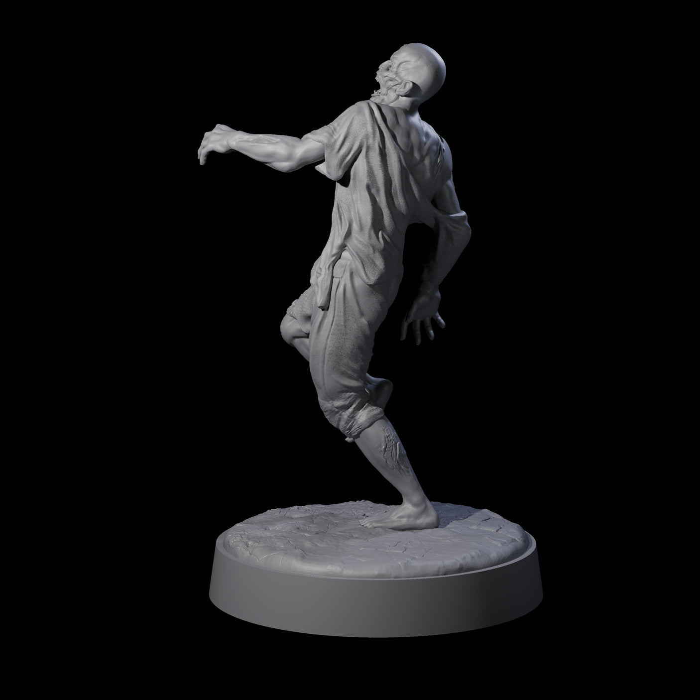 Restless Zombie C Miniature for Dungeons and Dragons, Pathfinder or other TTRPGs