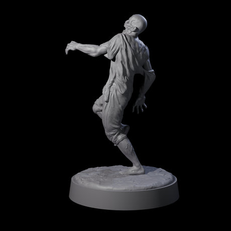 Restless Zombie C Miniature for Dungeons and Dragons, Pathfinder or other TTRPGs