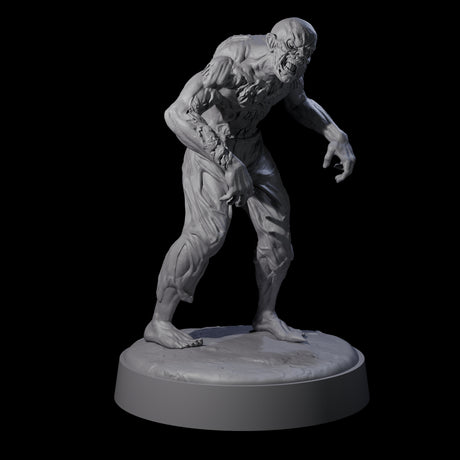 Restless Zombie D Miniature for Dungeons and Dragons, Pathfinder or other TTRPGs