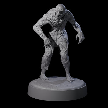Restless Zombie D Miniature for Dungeons and Dragons, Pathfinder or other TTRPGs